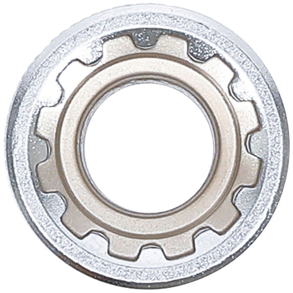 BGS Steckschlüssel-Einsatz Gear Lock Antrieb Innenvierkant 10 mm (3/8) SW 13 mm - 10313
