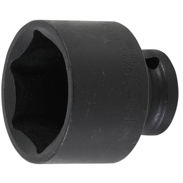 BGS Kraft-Steckschlüssel-Einsatz Sechskant Antrieb Innenvierkant 12,5 mm (1/2) SW 36 mm - 5205-36