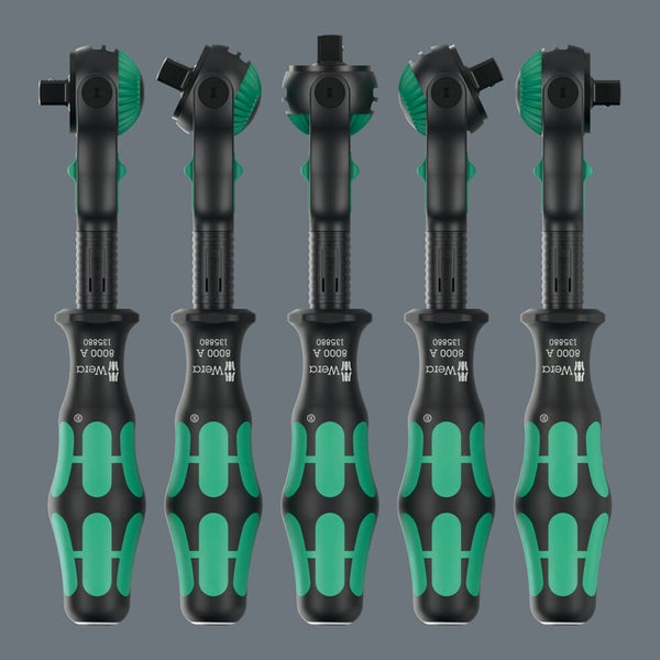 Fünf Wera 8000 A Knarren