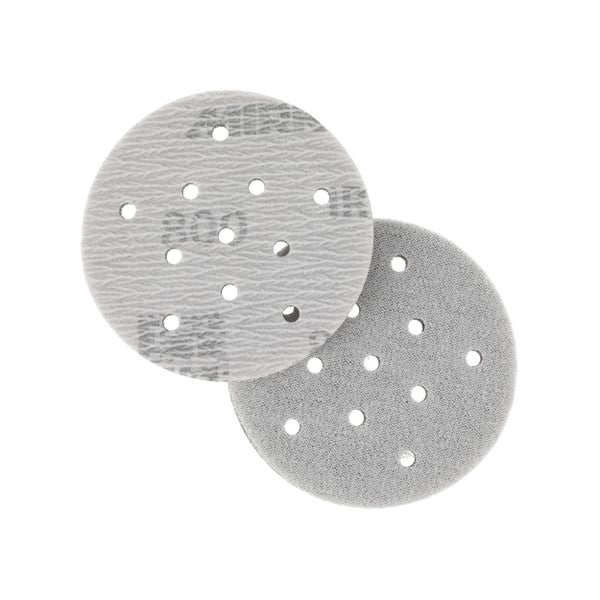 Mirka Iridium Soft Schleifscheiben Ø 77 mm / Korn P800 / Klett Multifit / 20 Stück / schaumbasiertes Schleifmittel für präzises Trockenschleifen, Klarlackschliff, Finish