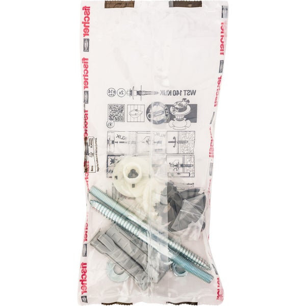 Fischer Logo Montageset in transparenter Verpackung