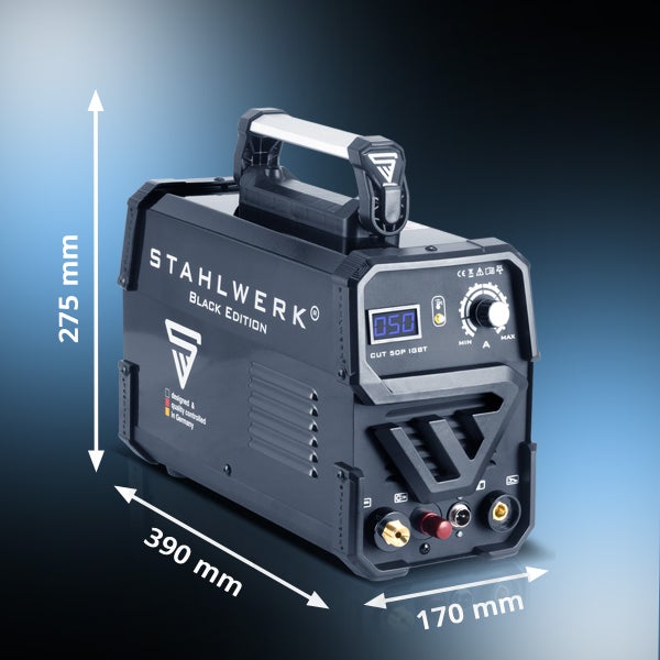 STAHLWERK Plasmaschneider CUT 50 Pilot IGBT mit Pilotzündung und 50 Ampere