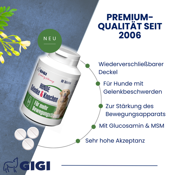 GiGi Hundegelenke und Knochen Tabletten Dose