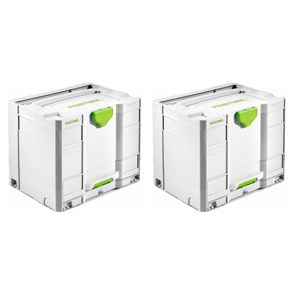 Festool Systainer T-LOC SYS-COMBI 3 Werkzeugkoffer 2 Stk. ( 2x 200118 ) 396 x 296 x 322 mm