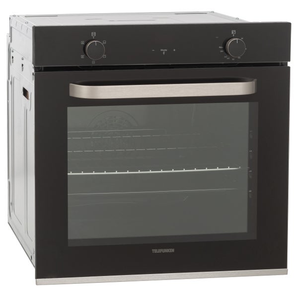 Telefunken Backofen Einbaugerät Einbaubackofen ohne Kochfeld Ofen autark mit 73 Liter Volumen 60 cm B-OV-75-A-I