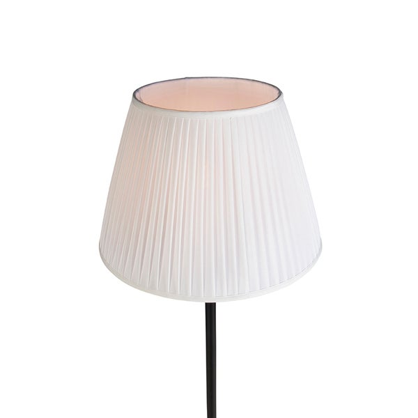 Plissierter Lampenschirm in konischer Form für Tisch- oder Stehlampen.