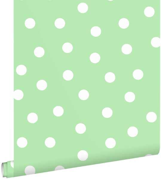 Tapetenrolle mit Punktmuster