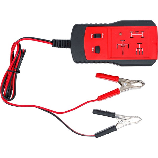 Relaisprüfer mit Klemmen