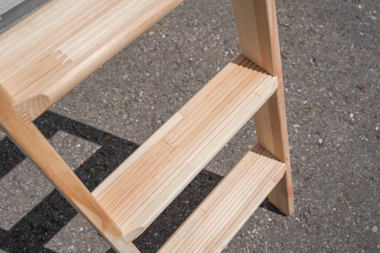 PROREGAL Stufen-Anlegeleiter Holz Ohne Traverse 6 Stufen