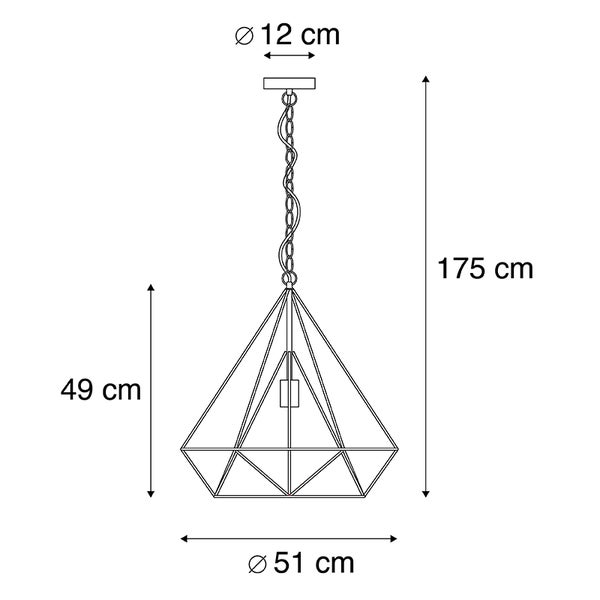 Maße der Pendelleuchte