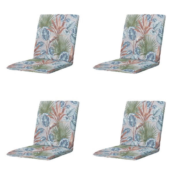 Stuhlauflage Stapelstuhl Cala natur - ca. 97x49 cm - 4er-Set