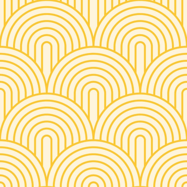 Nahtloses Muster mit sich überlappenden Bögen