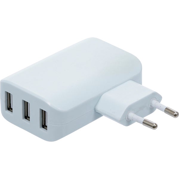 BGS Universal USB-Ladegerät 3 USB-Ports max 3.4 A total max. 2.4 A / USB 110 - 240 V - 3377
