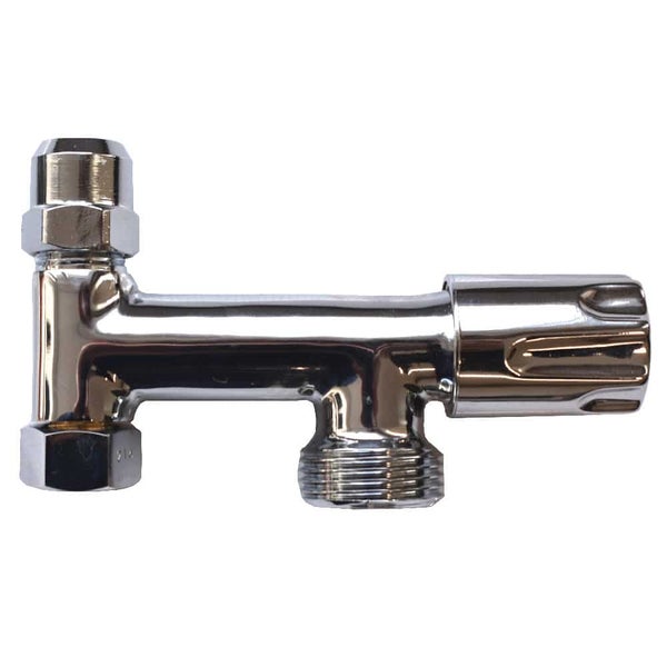 Doppeleckventil Comfortgriff 3/8x10 mmx3/4x53mm