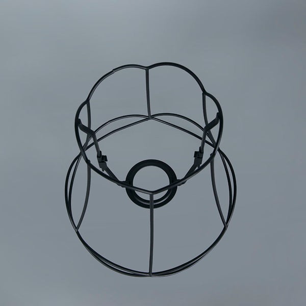 Lampenschirm aus Metall schwarz 20/19 - Granny Frame