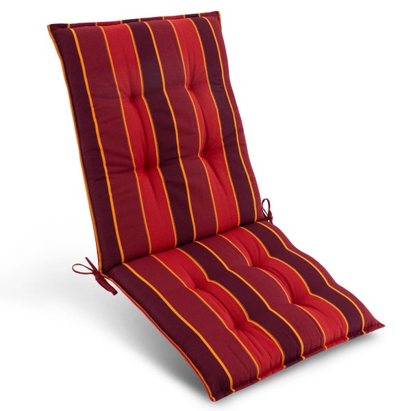 Auflage für Gartenliegen mit Streifenmuster