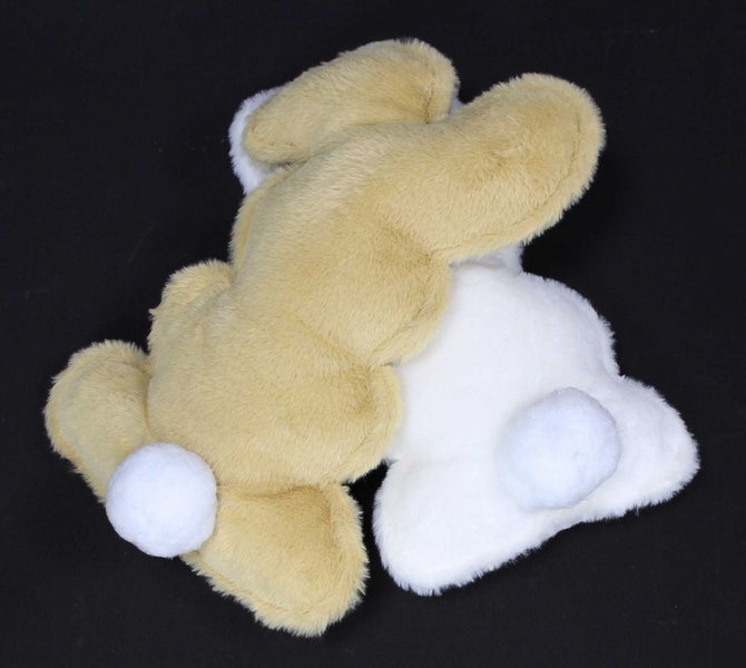 Decke mit Hirschgeweih-Motiv und dekorativem Saum