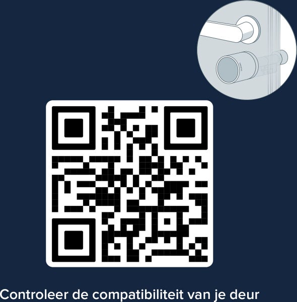 QR Code zur Prüfung der Kompatibilität eines elektronischen Türschlosses