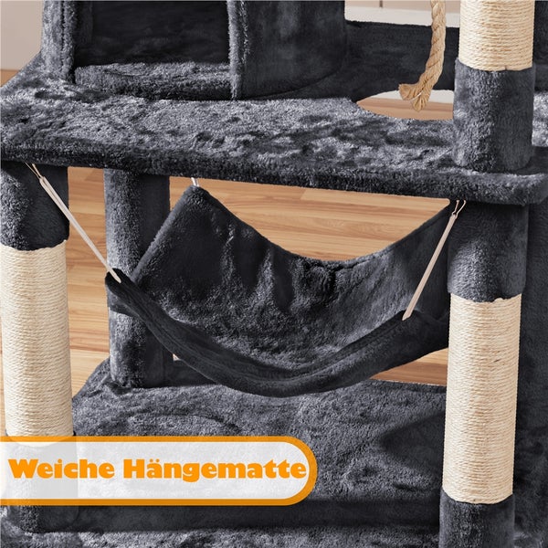 Katzenkratzbaum mit weicher Hängematte