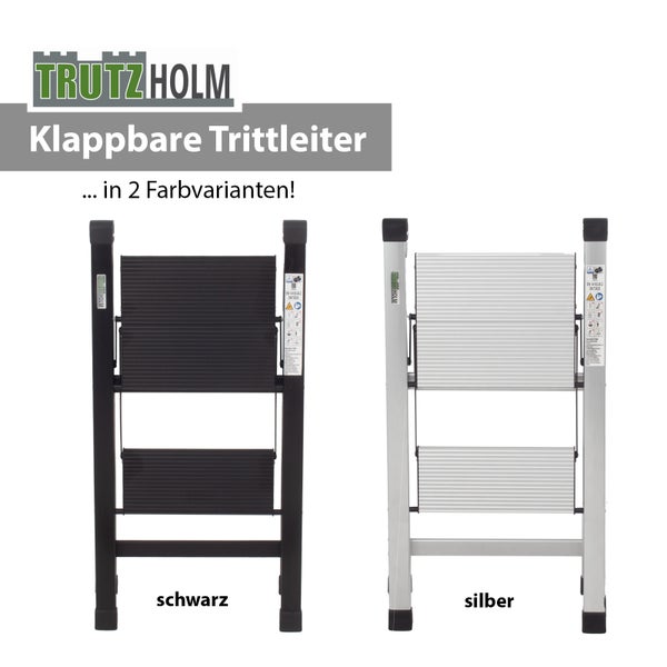 Trutzholm Klapptrittleiter in zwei Farbvarianten