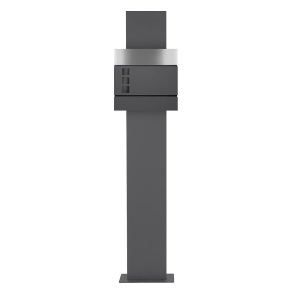 Freistehender Briefkasten aus Metall