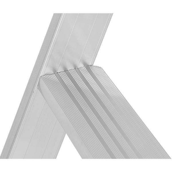 Detailansicht einer Aluminiumleiter