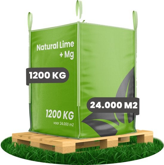Kalkdünger mit Magnesium (Große Tasche 1200 kg für 24.000 m2) - Organifer