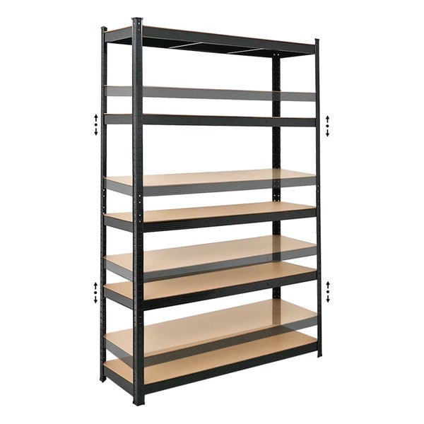 PROREGAL Mega Deal 3x Schwerlastregal Ragnar HxBxT 180 x 120 x 40 cm Fachlast 175 kg Schwarz Garagenregal Kellerregal Werkstattregal Steckregal