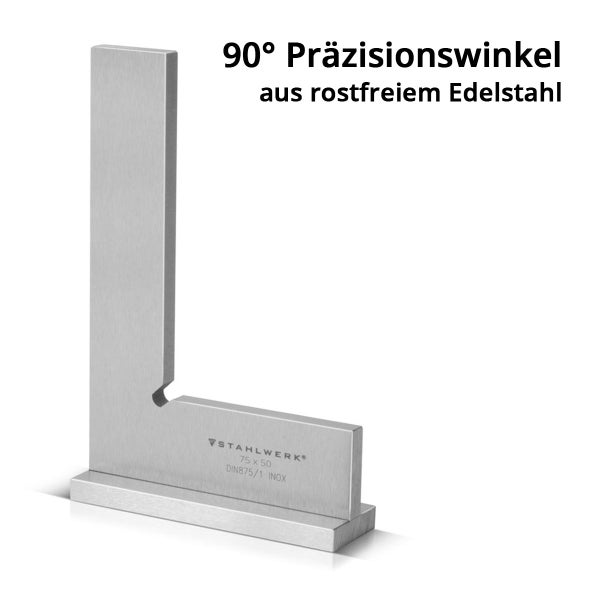 Stahlwinkel 75 x 50 Millimeter