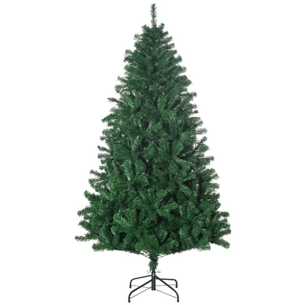 HOMCOM Weihnachtsbaum, Ø102 x 180H cm, PVC, Grün