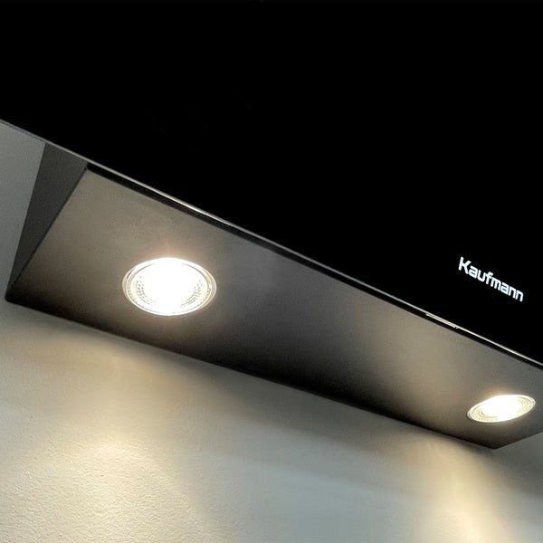 Kaufmann Dunstabzugshaube mit zwei integrierten LED Spots
