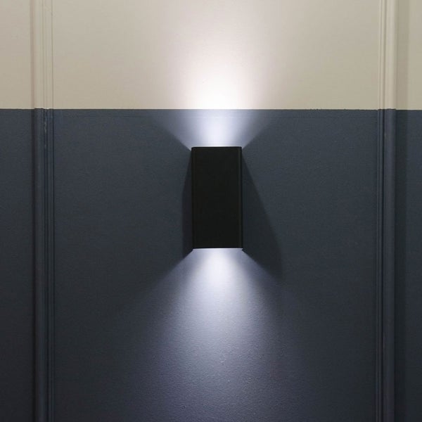 V-TAC VT-7652SQ - GU10 Außenbeleuchtung - Wand - Armaturen - Schwarz - IP44