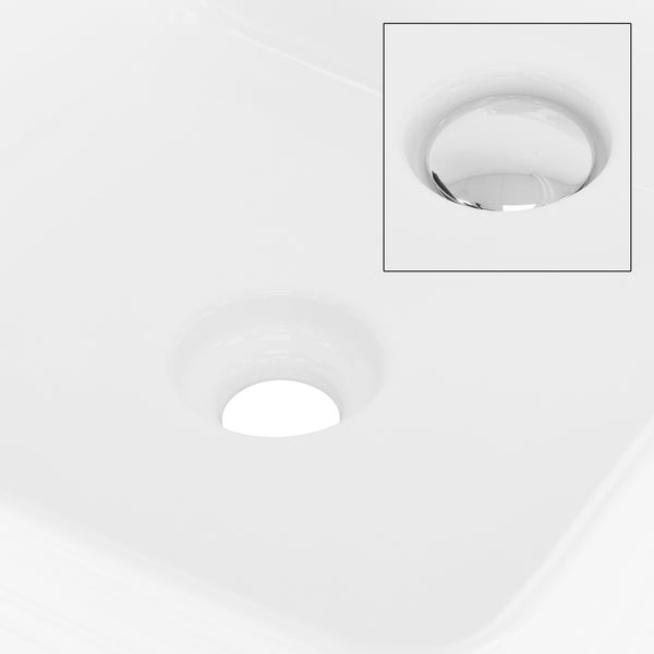 ML-Design Waschbecken aus Keramik Weiß glänzend 39x39x15 cm Quadratisch, Moderne Aufsatzwaschbecken, Design Waschtisch Aufsatz-Waschschale Waschplatz Handwaschbecken, für das Badezimmer und Gäste-WC