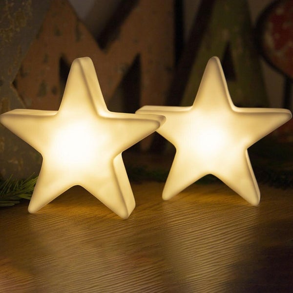 LED Mini Akkuleuchte Star in Weiß 0,5W 110lm 118x115mm