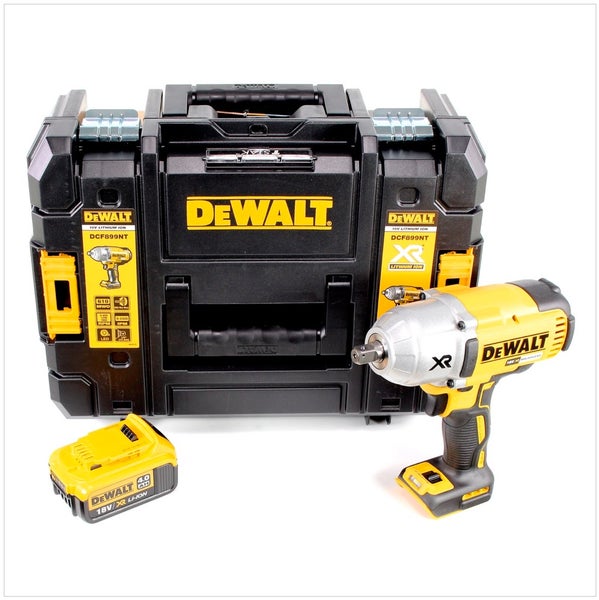 DeWalt Akku-Schlagschrauber DCF899 mit 18 Volt Akku und T-STAK Transportkoffer.