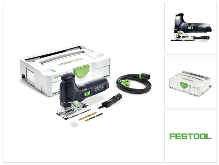 Festool TRION PS 300 EQ-Plus Pendelstichsäge 720 W ( 576615 ) + 2x Sägeblatt + Splitterschutz + systainer - Nachfolger von 561445