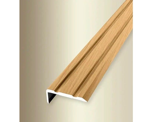 Winkelprofil 236H/SK Alu mit Holzdekor H30 Eiche hell 90 cm