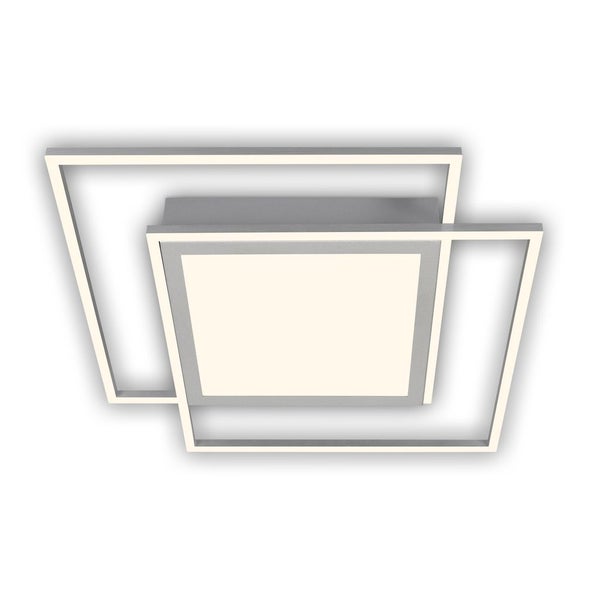 LED Deckenleuchte Deckenlampe getrennt schaltbar 51W chrom matt Briloner