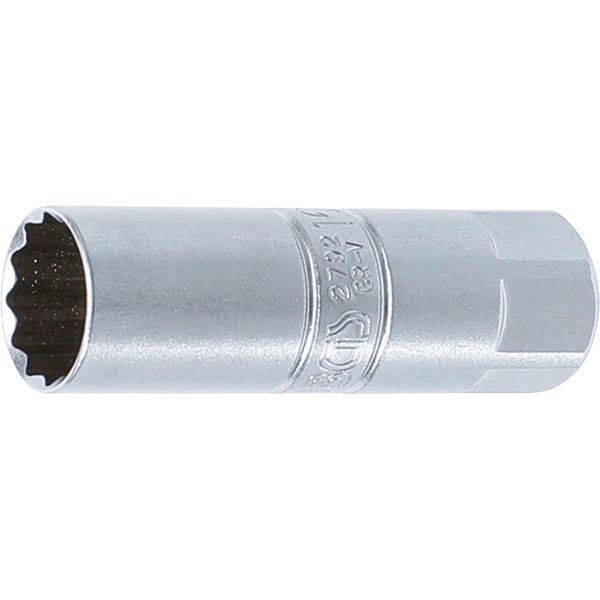 BGS Zündkerzen-Einsatz Zwölfkant Antrieb Innenvierkant 10 mm (3/8) SW 16 mm - 2792