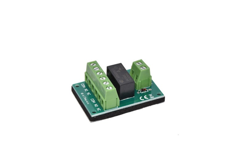 Relaismodul mit Schraubklemmen auf Leiterplatte für elektronische Schaltungen
