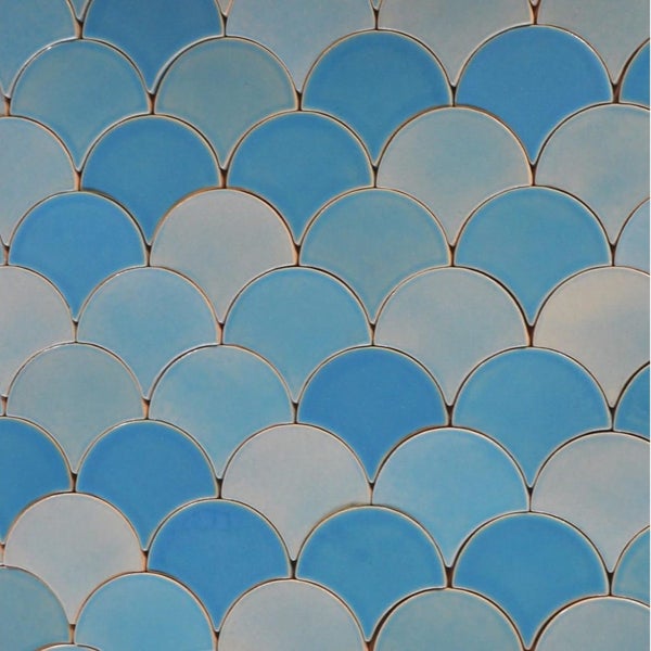 Fischschuppen Mosaikfliesen