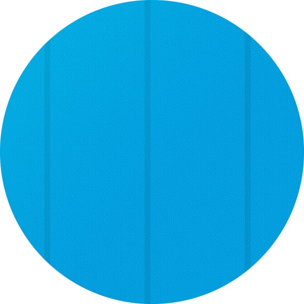 Poolabdeckung tectake  Durchmesser 455 cm rund und selbstschwimmend blau