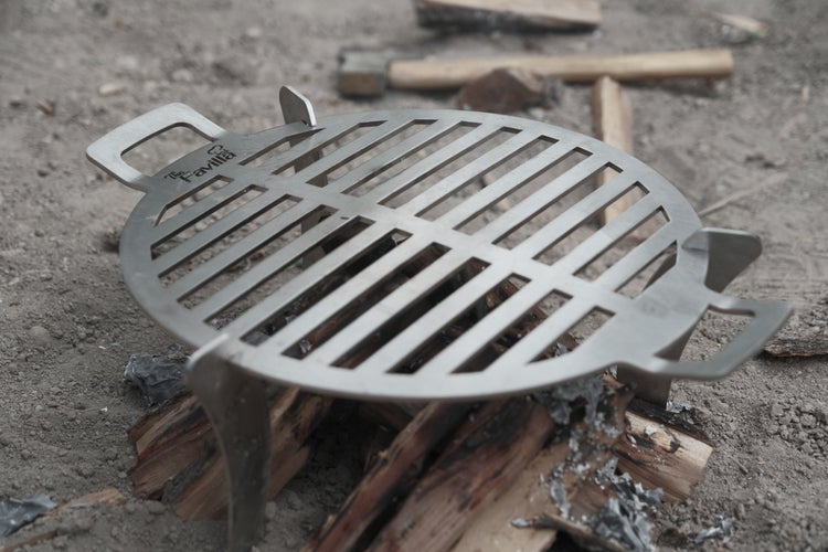 The FavillaTrica-System Edelstahl Kochsystem – Flexibler Outdoor-Ofen mit Einrastsystem & Tragetasche, mm Edelstahl, kompakt & mobil – ideal für Camping, Garten