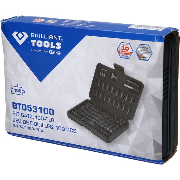 Brilliant Tools Bit-Satz, 100-teilig im Koffer