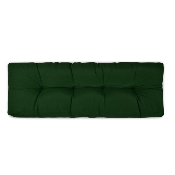 Beautissu ECO Style Palettenkissen Rücken 120x40x10cm Dunkelgrün