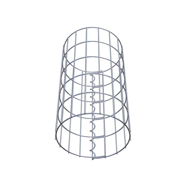 Gabionensäule Durchmesser 27 cm, MW 5 x 10 cm rund - Höhe: 0,50 m