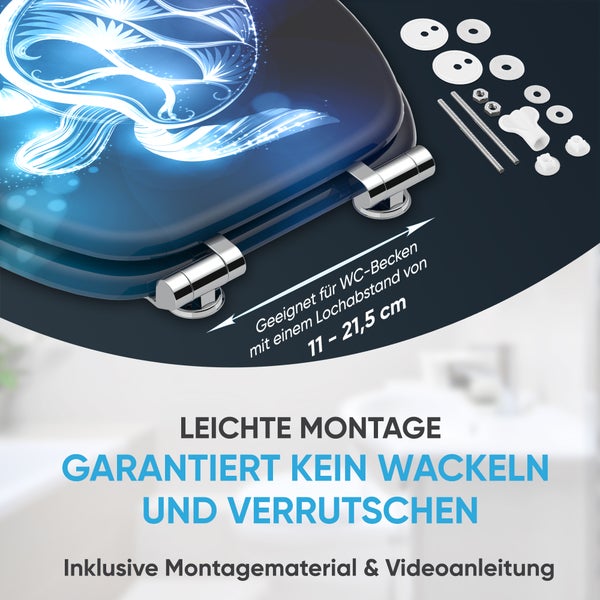 WC-Sitz mit Absenkautomatik Glow Turtle