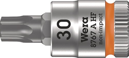 Wera Steckschlüsseleinsatz 8767 A HF TORX 1/4 T30 Länge 28 mm - 5003369001