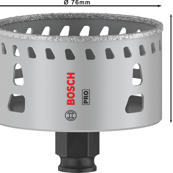 Bosch PRO Tile PC Plus Lochsäge 76 mm HS - 2608901571