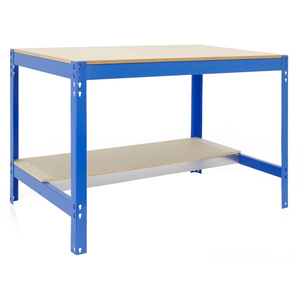 PROREGAL Werkbank Buffalo HxBxT 84 x 90 x 76 cm Traglast 400 kg Blau